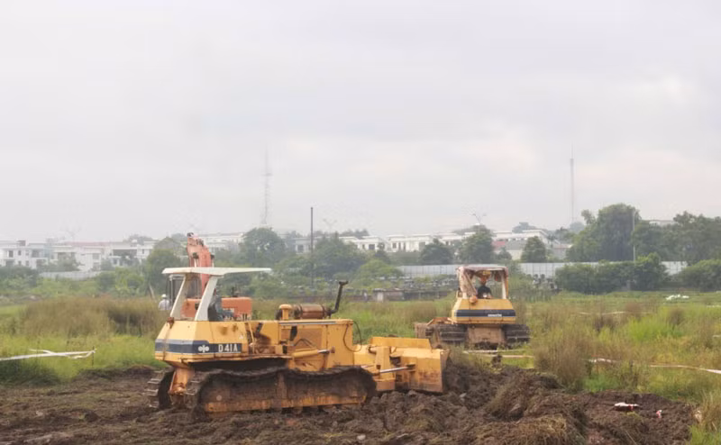 Triển khai xây dựng Dự án Công viên vui chơi giải trí thành phố Vĩnh Yên.