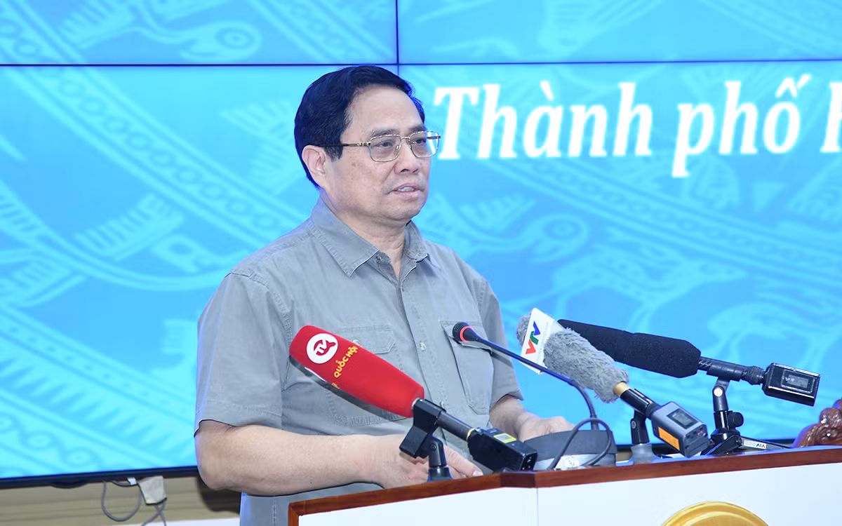 Thủ tướng Phạm Minh Chính phát biểu tại Hội nghị.