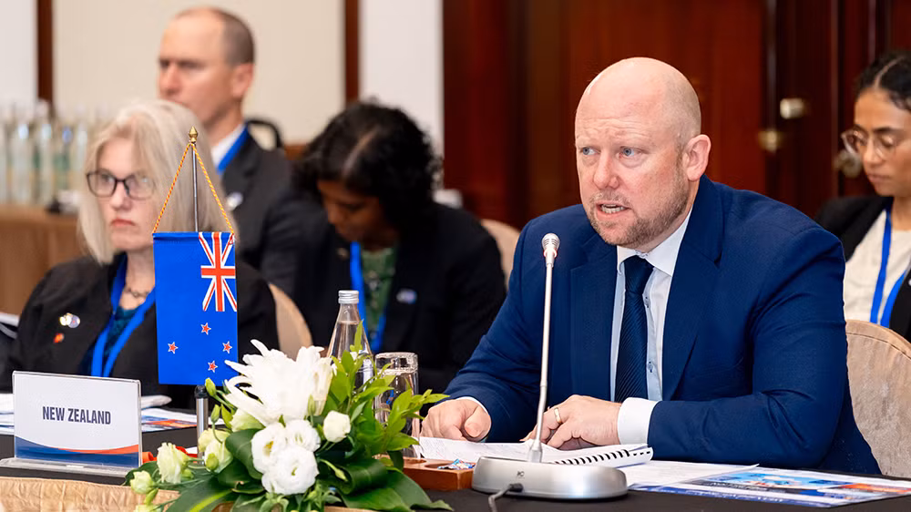 Thứ trưởng Ngoại giao New Zealand Grahame Morton. (Ảnh: Bộ Ngoại giao) Thứ trưởng Ngoại giao New Zealand Grahame Morton. (Ảnh: Bộ Ngoại giao)