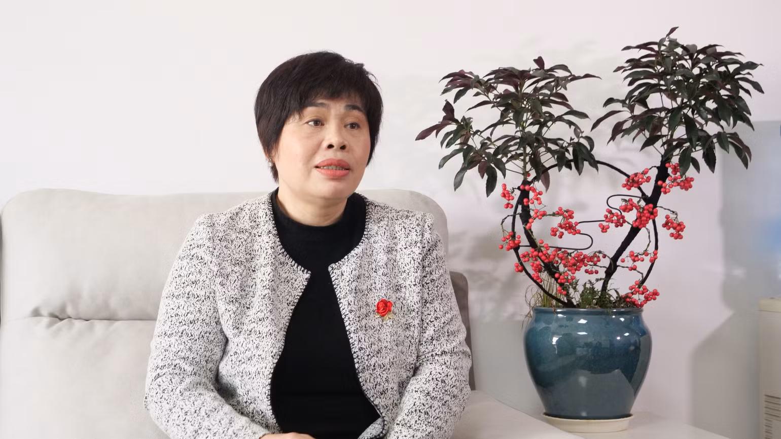 Giáo sư Phan Kim Nga, chuyên gia của Viện nghiên cứu chủ nghĩa Mác thuộc Viện Khoa học xã hội Trung Quốc.