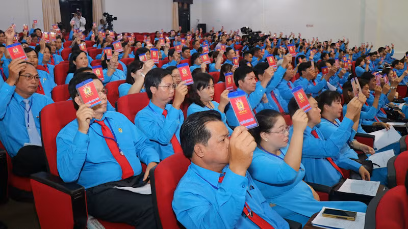 Các đại biểu biểu quyết thông qua Nghị quyết đại hội. Các đại biểu biểu quyết thông qua Nghị quyết đại hội.