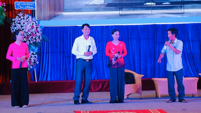 Một tiết mục tham gia hội thi.