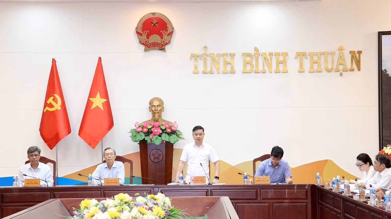 Ông Đỗ Hữu Huy, Chủ tịch Ủy ban nhân dân tỉnh Bình Thuận kết luận.