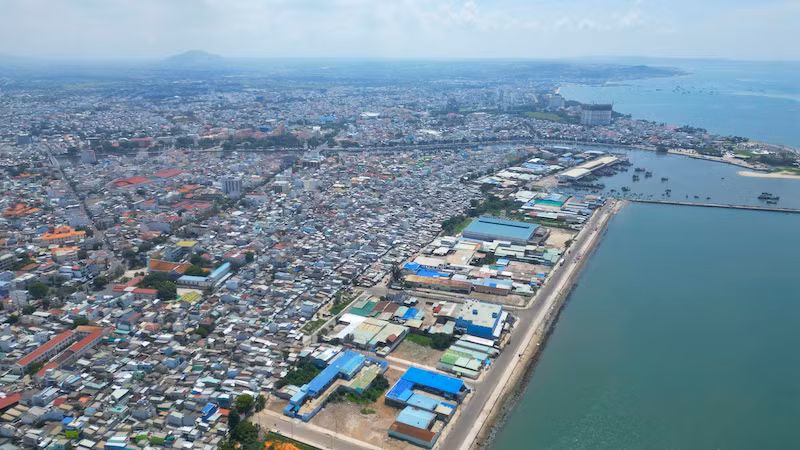 Một góc của thành phố Phan Thiết. Một góc của thành phố Phan Thiết.