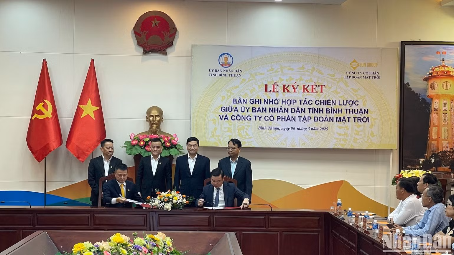 Hai bên ký kết hợp tác.