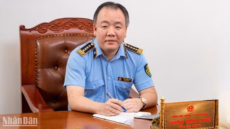 Tổng cục trưởng Quản lý thị trường Trần Hữu Linh.
