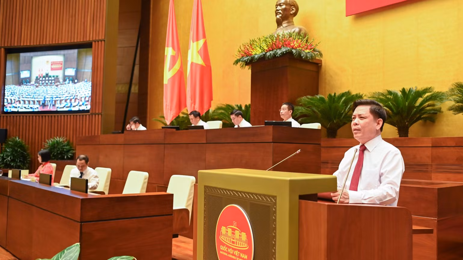Bí thư Đảng ủy Khối các cơ quan Trung ương Nguyễn Văn Thể phát biểu tại hội thảo. (Ảnh: DUY LINH) Bí thư Đảng ủy Khối các cơ quan Trung ương Nguyễn Văn Thể phát biểu tại hội thảo. (Ảnh: DUY LINH)