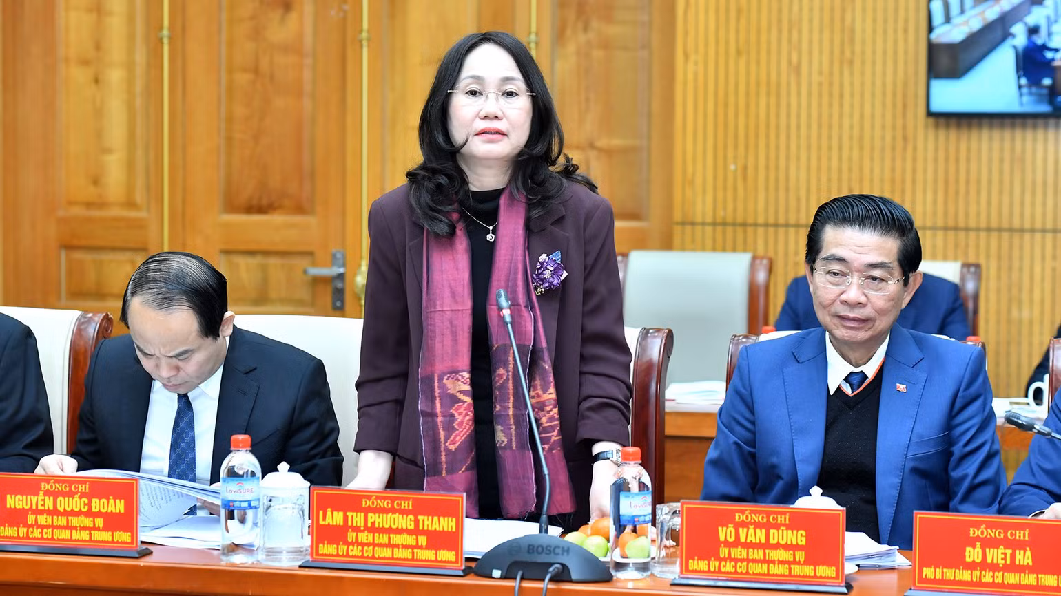 Đại biểu thảo luận tại hội nghị. (Ảnh: Đăng Khoa) Đại biểu thảo luận tại hội nghị. (Ảnh: Đăng Khoa)