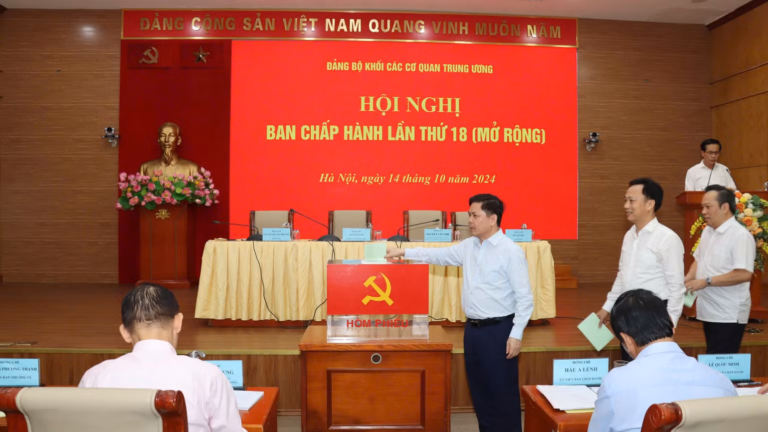 Hội nghị thực hiện quy trình bổ sung quy hoạch cấp ủy, Ủy ban Kiểm tra Đảng ủy Khối.
