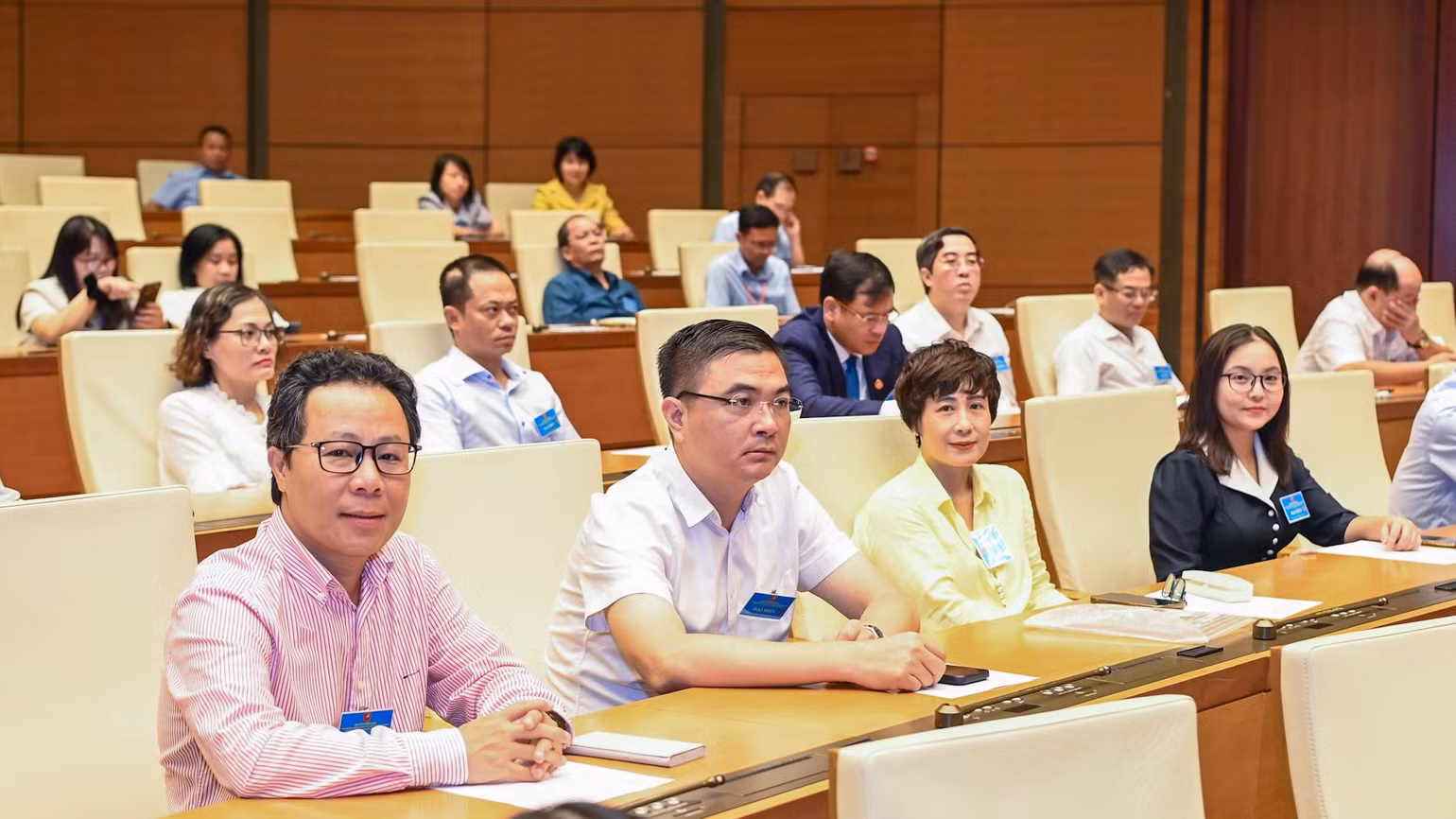 Các cán bộ, đảng viên Báo Nhân Dân dự hội thảo. (Ảnh: DUY LINH) Các cán bộ, đảng viên Báo Nhân Dân dự hội thảo. (Ảnh: DUY LINH)