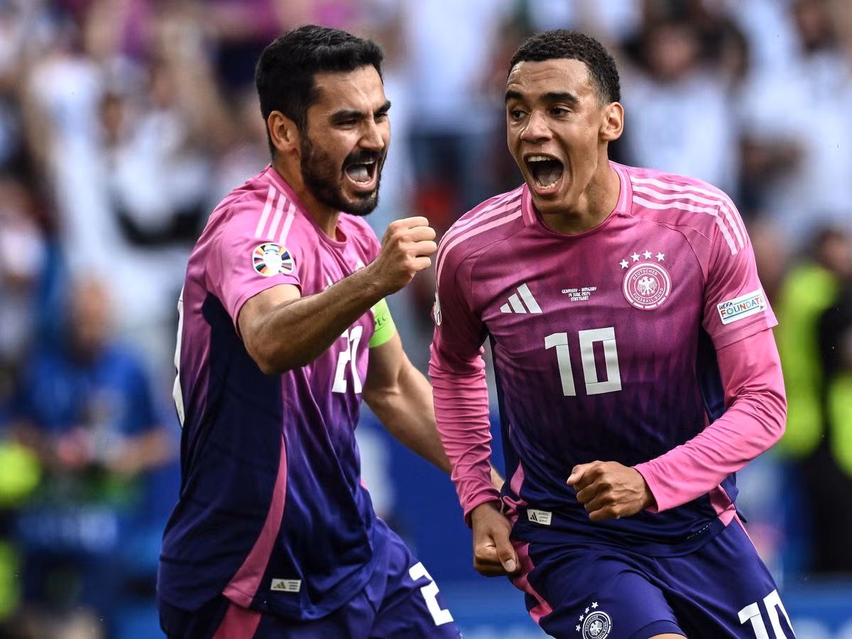 Musiala và Gundogan phối hợp ăn ý. (Ảnh: Getty)
