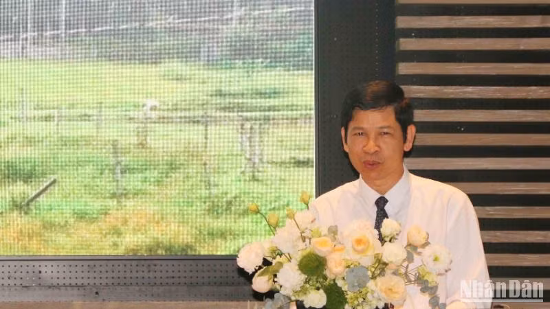 Thứ trưởng Văn hóa, Thể thao và Du lịch Hồ An Phong phát biểu tại họp báo. Thứ trưởng Văn hóa, Thể thao và Du lịch Hồ An Phong phát biểu tại họp báo.