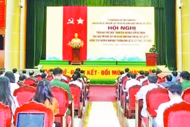 Hội nghị triển khai “Chiến dịch 500 ngày đêm đẩy mạnh thực hiện tìm kiếm, quy tập và xác định danh tính hài cốt liệt sĩ (Ảnh ML)