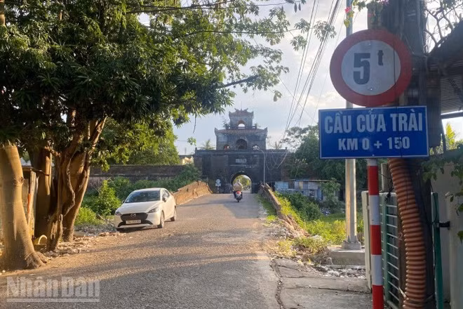  Cửa Trài được lưu thông hai chiều, giới hạn tải trọng 5 tấn