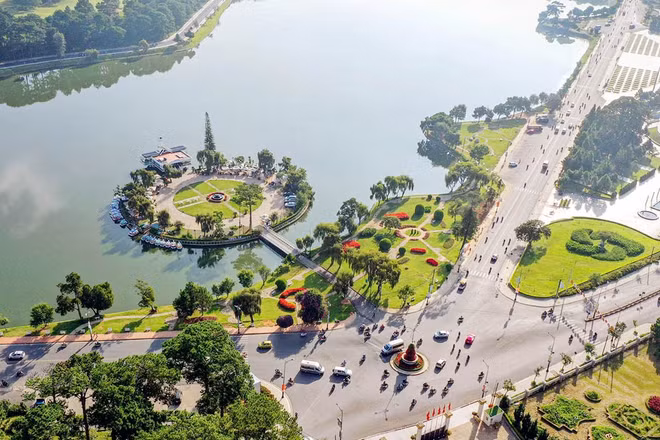 Khu vực trung tâm Lâm Đồng ngàn hoa.