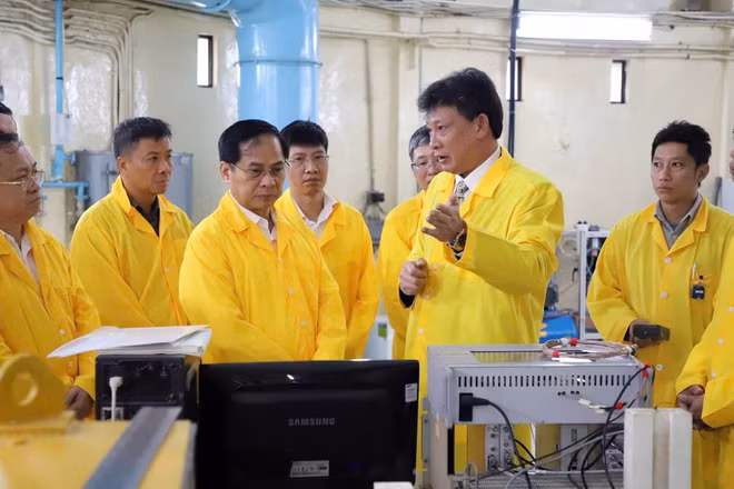 Phó Thủ tướng Bùi Thanh Sơn thăm Viện nghiên cứu hạt nhân tháng 7/2025.