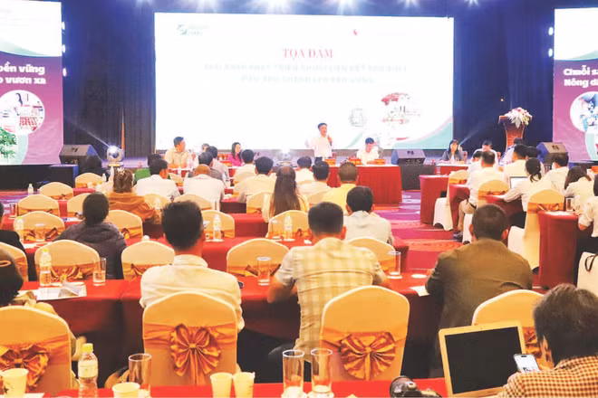 Tọa đàm tìm giải pháp phát triển chuỗi liên kết sản xuất và tiêu thụ chanh leo bền vững do Trung tâm Khuyến nông quốc gia tổ chức tại phường Buôn Ma Thuột, tỉnh Đắk Lắk.