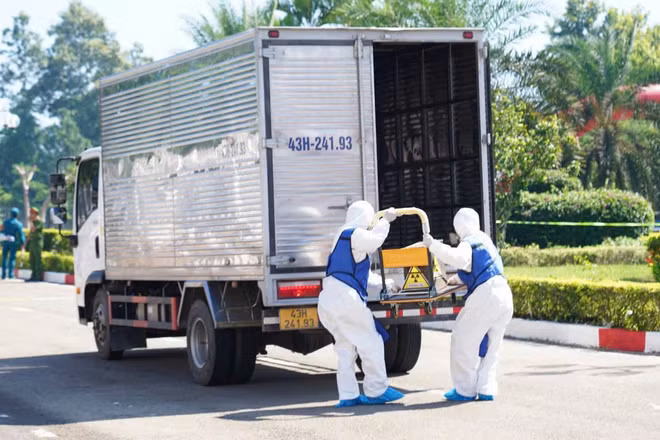 Việc tổ chức thành công diễn tập ứng phó sự cố bức xạ và hạt nhân là cơ sở để tỉnh Quảng Ngãi hoàn thiện kế hoạch ứng phó sự cố bức xạ và hạt nhân, bảo vệ an toàn cho người dân và môi trường. (Ảnh: KH)