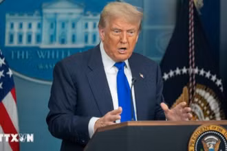Tổng thống Mỹ Donald Trump. (Ảnh: THX/TTXVN)