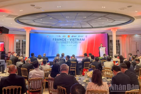 Toàn cảnh Diễn đàn Doanh nghiệp Việt Nam-Pháp 2026. (Ảnh: KHẢI HOÀN)