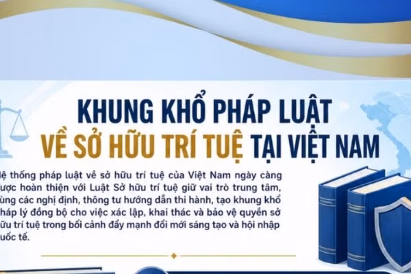 [Infographic] Khung khổ pháp luật về sở hữu trí tuệ tại Việt Nam
