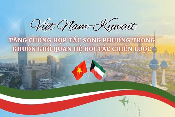 [Infographic] Việt Nam-Kuwait tăng cường hợp tác song phương trong khuôn khổ quan hệ Đối tác chiến lược