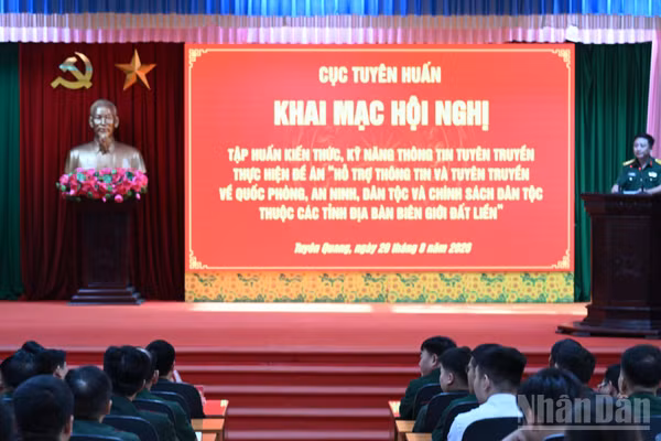 Quang cảnh lễ khai mạc hội nghị.