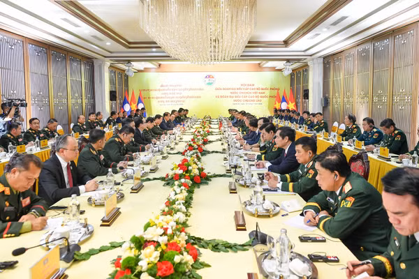 Quang cảnh hội đàm.
