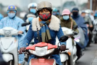 Khu vực Hà Nội có mưa nhỏ vài nơi, trời rét. (Ảnh minh họa)