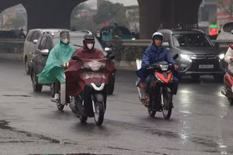 Khu vực Hà Nội nhiều mây, sáng và đêm có mưa nhỏ, mưa phùn và sương mù. (Ảnh minh họa)