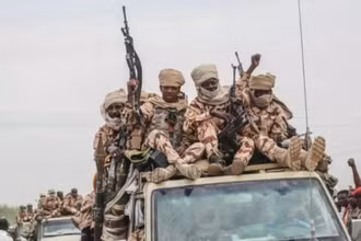 Binh sỹ Chad trên đường phố thủ đô N'Djamena. (Nguồn: AFP)