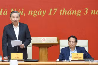 Tổng Bí thư Tô Lâm làm việc với Tiểu ban Kinh tế-Xã hội Đại hội XIV của Đảng.