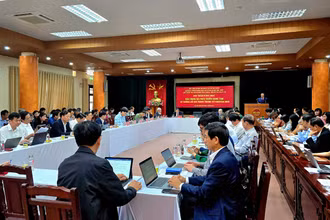 Quang cảnh hội thảo khoa học “Vận dụng và phát triển sáng tạo tư tưởng Hồ Chí Minh trong kỷ nguyên mới”.