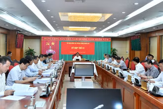 Tại kỳ họp thứ 41, Ủy ban Kiểm tra Trung ương đề nghị cấp có thẩm quyền xem xét, thi hành kỷ luật Ban Thường vụ Thành ủy Thành phố Hồ Chí Minh nhiệm kỳ 2010-2015 và một số đảng viên. (Ảnh: Đăng Khoa)
