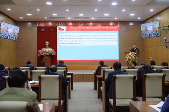 Hội nghị báo cáo viên cấp Đảng ủy Khối tháng 2/2024.