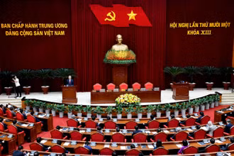 Hội nghị Trung ương 11 khóa XIII đã quyết nghị nhiều nội dung có ý nghĩa chiến lược đối với sự phát triển của đất nước. (Ảnh: Đăng Khoa)