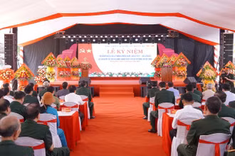 Quang cảnh lễ kỷ niệm.