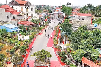 Làng vườn Bách Thuận (huyện Vũ Thư) hướng đến du lịch xanh.