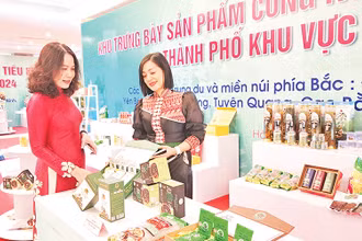 Trưng bày, giới thiệu các sản phẩm công nghiệp nông thôn tiêu biểu của các tỉnh, thành phố phía bắc tại Hà Nội.