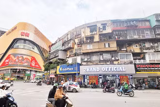 Một chung cư cũ tại quận Đống Đa (Hà Nội).