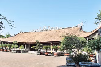 Đình Trà Cổ có kiến trúc mang đậm dấu ấn của nền văn hóa Đồng bằng Bắc Bộ.