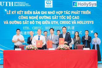 Ba đơn vị cùng thực hiện ký thỏa thuận hợp tác tăng cường hợp tác trong đào tạo, nghiên cứu khoa học về đường sắt tốc độ cao và đường sắt đô thị.