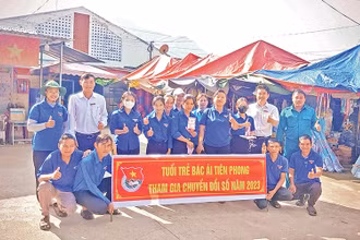 Huyện đoàn Bác Ái tiên phong tham gia chuyển đổi số.