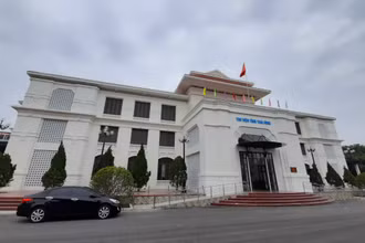 Thư viện tỉnh Thái Bình được đầu tư xây dựng với quy mô bề thế, hiện đại.