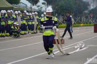 Hơn 100 người tham dự Hội thao tại Nhà máy nhiệt điện Thái Bình 2.