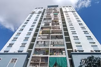 Tòa chung cư Damsan trên đường Trần Hưng Đạo (thành phố Thái Bình) thuộc diện kiểm tra về công tác phòng cháy, chữa cháy. (Ảnh: Mai Tú)
