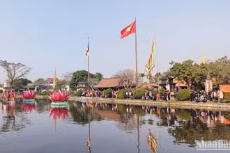 Lễ hội chùa Keo mùa xuân còn giữ nguyên nét văn hóa đặc sắc vùng đồng bằng châu thổ sông Hồng.