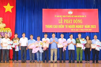 Phát động Tháng cao điểm "Vì người nghèo" tại huyện Đăk Tô.