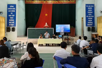 Quang cảnh Hội nghị tập huấn.