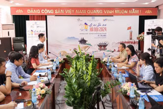 Toàn cảnh hội nghị cung cấp thông tin báo chí.